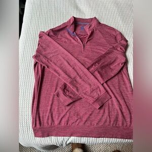 johnnie-O Men's Maroon Zip-Up Jacket